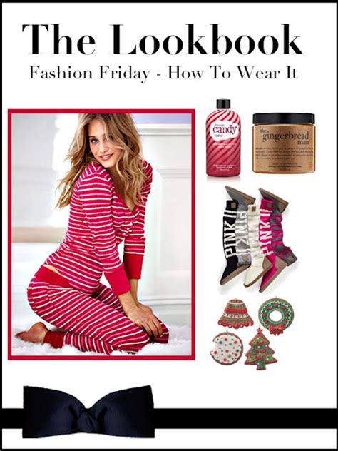 Fashion Friday How To Wear It Victorias Secret Christmas Pajamas