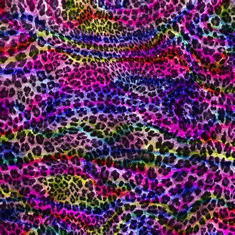 Premium Ai Image Abstract Colorful Leopard Texture Background