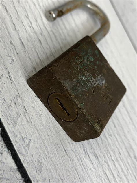Vintage American Lock Company Series L50 Padlock No Key Etsy