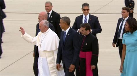Pope Francis Arrives In Us For First Ever Visit