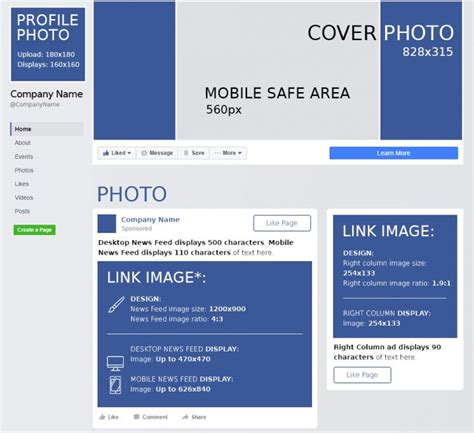 Facebook Cheat Sheet All Image Sizes Dimensions And Templates 2022