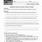 Exploration Student Worksheets Answers