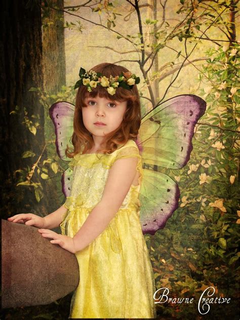 Beautiful Little Fairy In Yellow Childrens Photography Fairy Magic