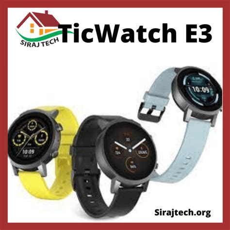 Ticwatch E3 Smartwatch Review Smart Watch For Men And Women