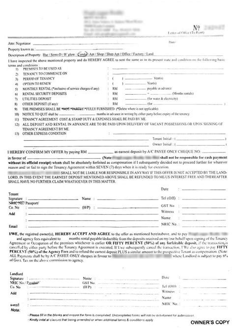 Tenancy agreement for industrial building malaysia. How to write your own tenancy agreement in Malaysia ...