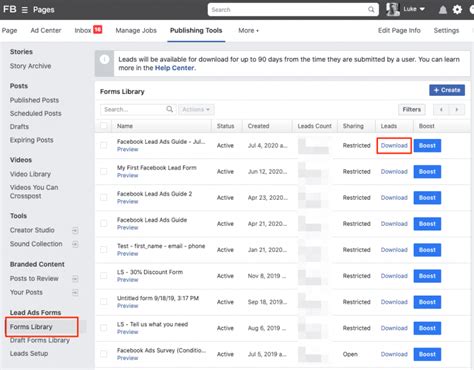 How To Download Leads From Facebook For Lead Ad Campaigns