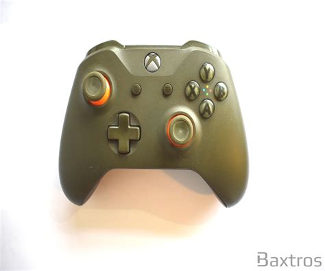 Official Xbox One S Wireless Controller Orange Green Edition Baxtros