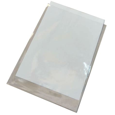 Plastic U Shape Clear Folder A4