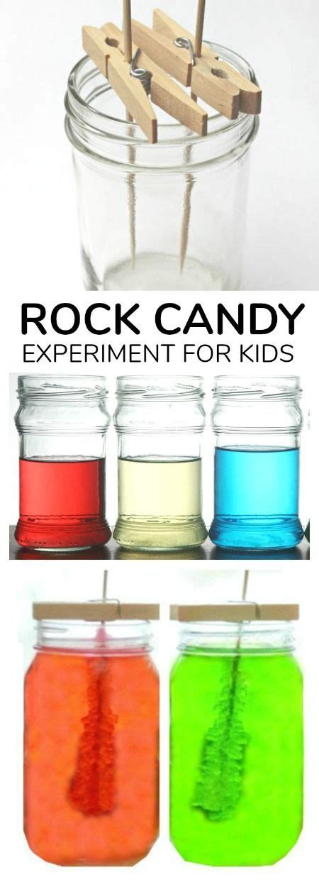 Kool Aid Rock Candy Candy Science Candy Experiments Science Fair