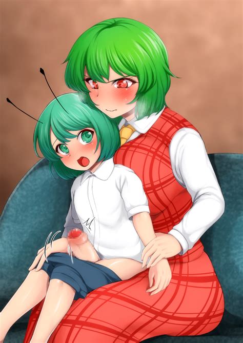 Post Touhou Wriggle Nightbug Yuuka Kazami Sadahiro Chicken