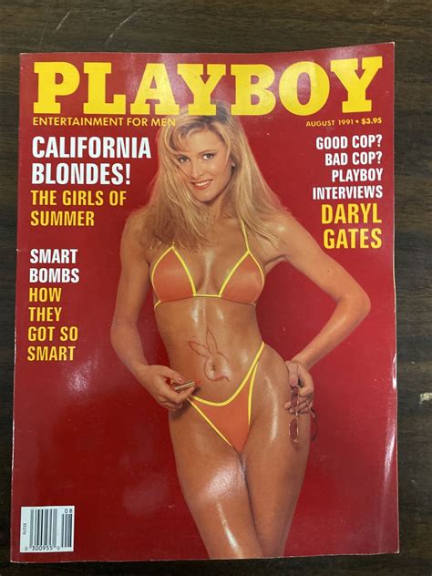 Playboy August Corinna Harney California Blondes Amanda De
