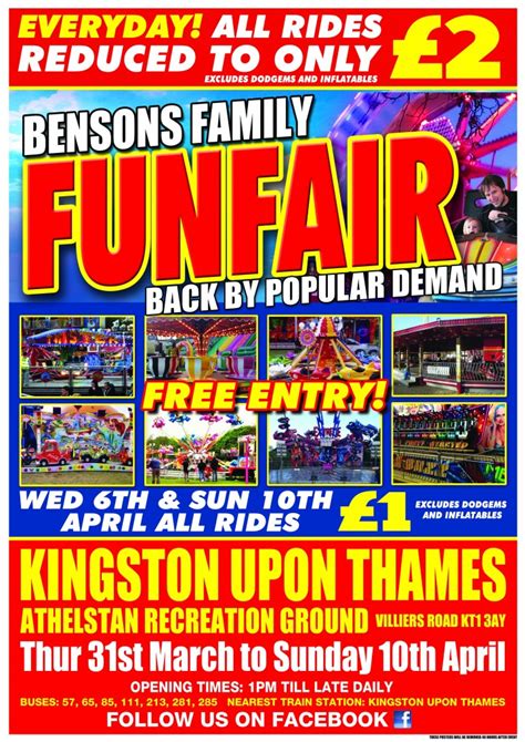 Kingston Upon Thames Fun Fair Image Ml Pleasure Fairs I In Association With Bensons Fun Fairs