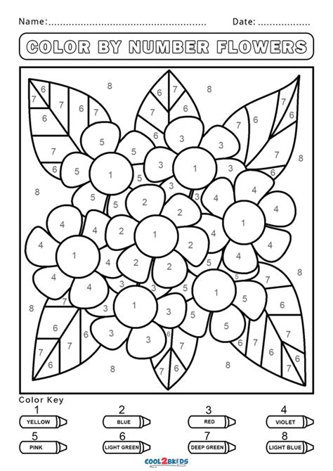 Colour By Number Coloring Pages Coloring Home
