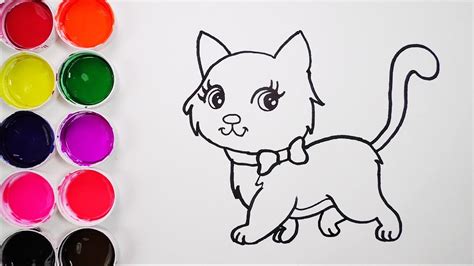 Imagenes de tapitas para recortar ~ decorar tarros para mermeladas. Como Dibujar y Colorear Un Gato de Arco Iris - Dibujos ...