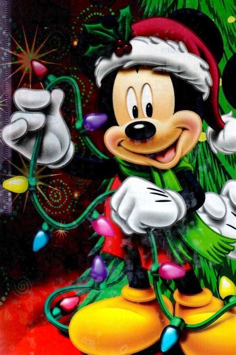 Christmas Iphone Wallpaper Tjn Mickey Mouse Christmas Mickey Mouse