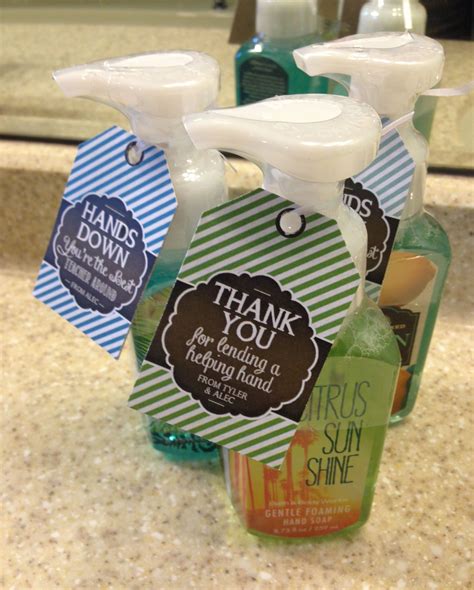 Hand Soap Teacher T Thank You For Lending A Helping Hand And Hands