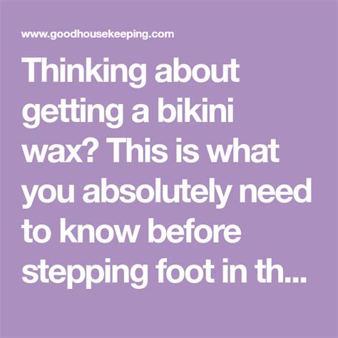 Spa Pros Reveal The Secrets To The Best Bikini Wax Bikini Wax