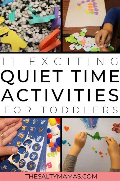 Quiet Activities For Toddlers And Preschoolers At Home The Salty Mamas