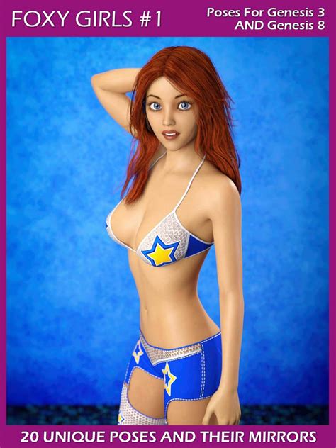 Foxy Girls Sexy Poses For G3f And G8f Daz Content By Foxy 3d