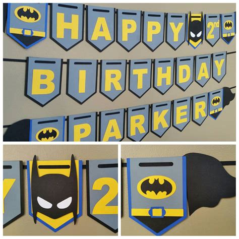 Batman Happy Birthday Banner Printable Printable Word Searches