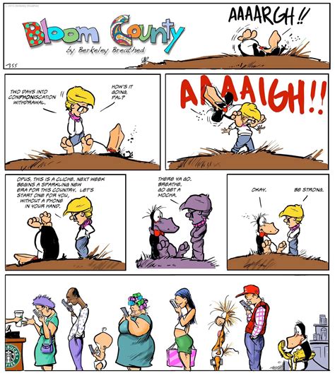 Bloom County 2017 Bill The Cat Funny Comics Bloom