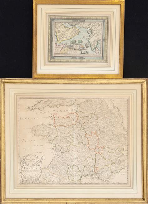 A Set Of Two Different 18th Century Maps Bukowskis