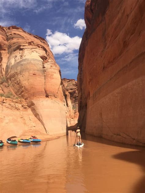 Paddle Lake Powell Stand Up Paddle Boarding In Antelope Canyon