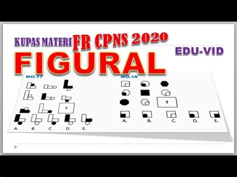 Contoh soal tes skd dan skb. Trik Menjawab Soal FIGURAL CPNS 2020 - TES SKD - YouTube