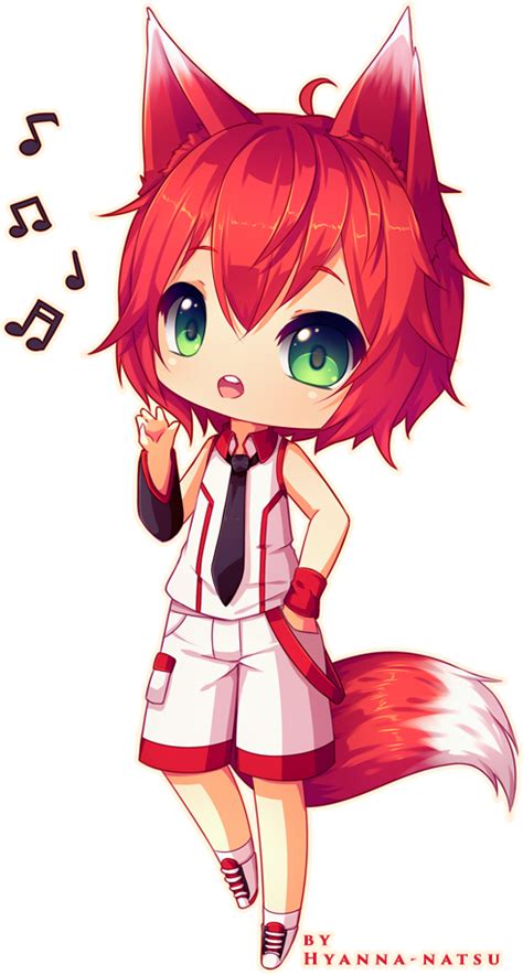 Musical Red Wolf Boy Kwaii Pinterest Deviantart Chibi And Anime