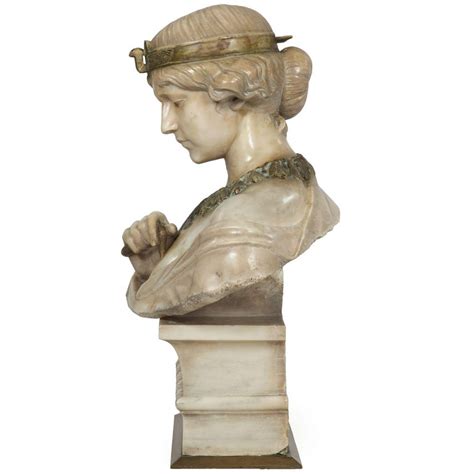 Marble Sculpture Bust Of Cleopatra By Aristide Petrilli For Sale At
