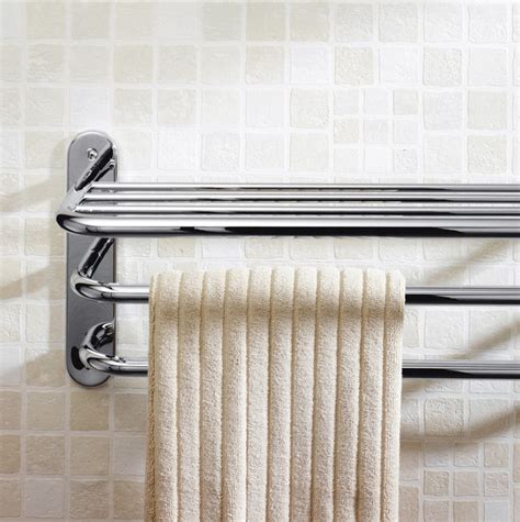 Kmart has towel racks to complement bathroom decor. 3 Tier Towel Rack Chrome Finish Bathroom Accessory Fixture ...