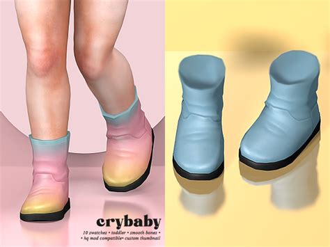Crybaby Soleil Short Boots Pixelunivairse Toddler F Toddler Cc