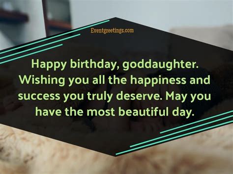 40 Cute Birthday Wishes For Goddaughter Events Greetings
