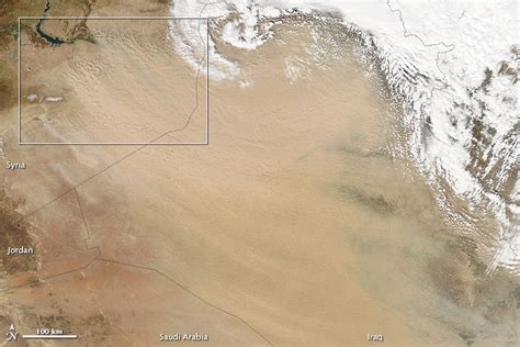 Dust Storm In Syria And Iraq