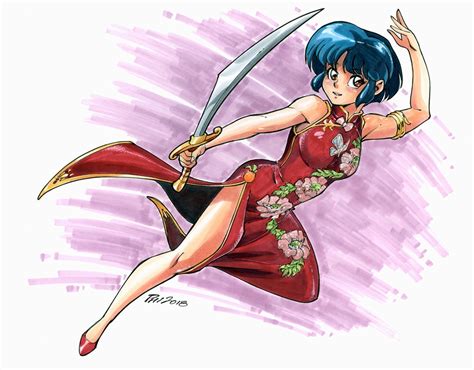 Akane Tendo From Ranma By Phil Moy In Mike Pf S Phil Moy Comic