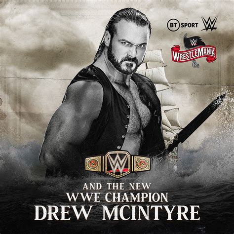 Wwe Champion Drew Mclntyre in 2020 | New wwe champion, Drew mcintyre, New champion