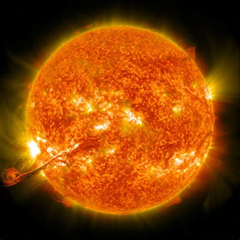 The mass of the sun is only about 1050 times as large as that of jupiter. File:Coronal mass ejection erupts on the Sun, 31 August ...