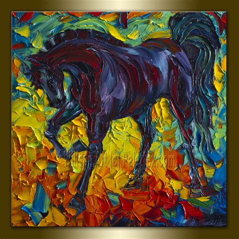 Animal Art Horse Portrait Original Painting Wall Art Horse Art Horse