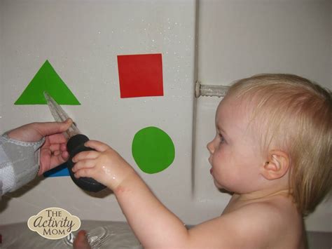 The Activity Mom Squirt A Shape Bath Game The Activity Mom