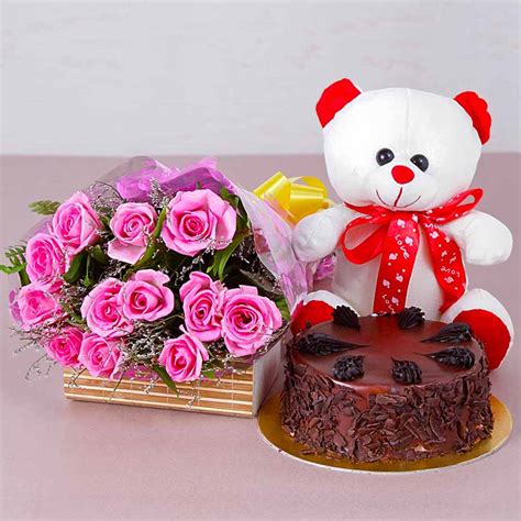 Identify how long you want to make your pants or skirt as well, and make another mark where you want the item to begin and end, adding 0.5 in (1.3 cm) to each. Choco Chips Cake With Teddy Bear And Pink Roses Bouquet India