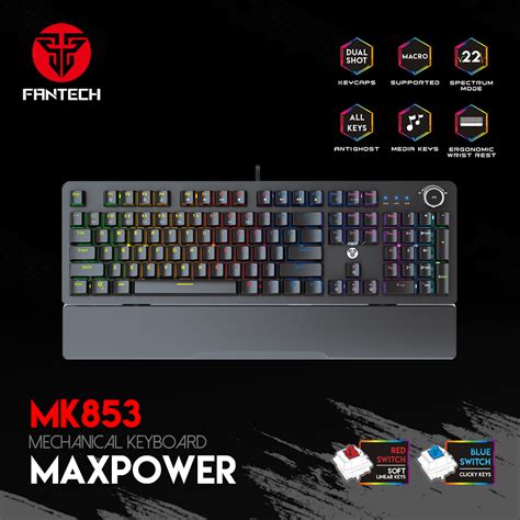 Fantech Gaming Keyboard Mk853 Cobra Shop كوبرا شوب