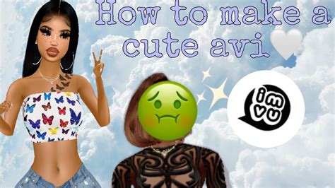 How To Make A Cute Avi On Imvu Youtube
