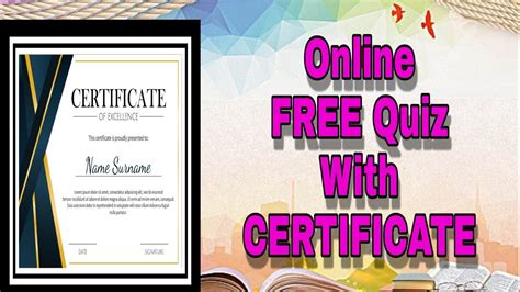 Free Quiz With Certificate Online Quiz With Certificate Online