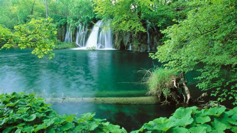 Landscapes Croatia Lakes Waterfalls National Park Plitvice 1920x1080 Wallpaper High Quality