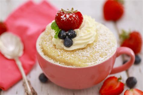 Microwave Mug Sponge Cake Recipe Gemmas Bigger Bolder Baking