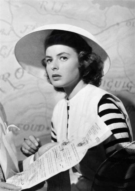 Ingrid Bergman As Ilsa Lund In The Spectacular Casablanca♡ Ingrid