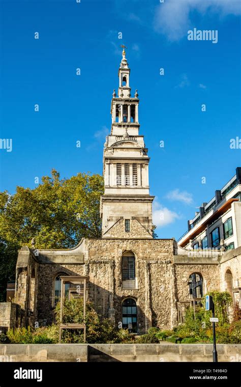 Christchurch Tower Christ Church Greyfriars Newgate Street London