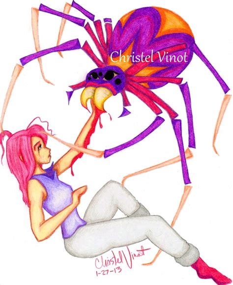 Girl Eaten By Spider By Christelvinot On Deviantart