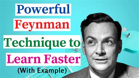 Feynman Technique Learn Anything Quickly In 4 Easy Steps Youtube