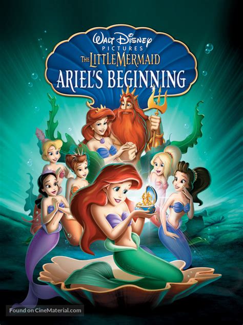 The Little Mermaid Ariels Beginning 2008 Dvd Movie Cover